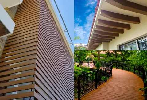 Aplicación de madera plástica Plastimadera en construcción — industrias y sectores de uso en México