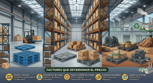 Tarima de plástico reciclado, precio en México